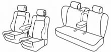 presvlake za sjedala za Peugeot 508, 2010>2018 - Active - 5 vrata