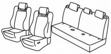 presvlake za sjedala za Peugeot 508, 2018>2025 - GT line - 5 vrata