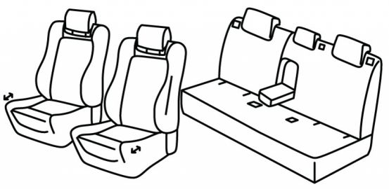 seat covers compatible for Peugeot 508, 2018> - GT line - 5 door