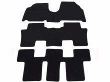 interior textile mats for Peugeot 807, 2002>2010, 3 rows