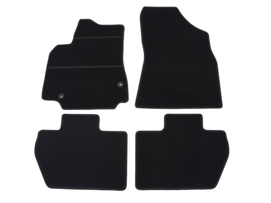 tekstilni tepih za unutrašnjost odgovara za Peugeot Partner 2 TEPEE, 2008>2018, 2 reda, kratki / MAXI