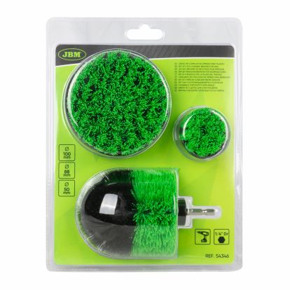 54346 Set 3 četke za ćišćenje za bušilicu 