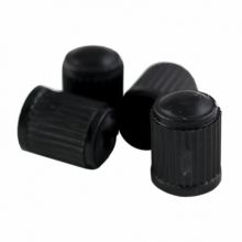 50 UNITS BLACK PLASTIC CAPS FOR VALVE TIRE