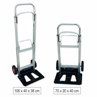 COLLAPSIBLE AND EXTENSIBLE ALUMINIUIM CART CAP. 90KG