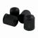 SET OF 4 BLACK PLASTIC CAPS FOR VALVE TIRE-1