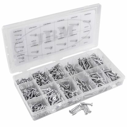 Set vijaka za lim sa ravnom glavom 550kom