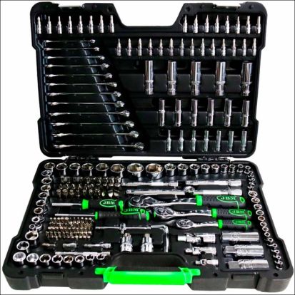 216 PIECE HEXAGONAL SOCKET SET - CHROME FINISH