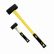 RUBBER MALLET HAMMER WITH FIBER HANDLE 2KG.-1