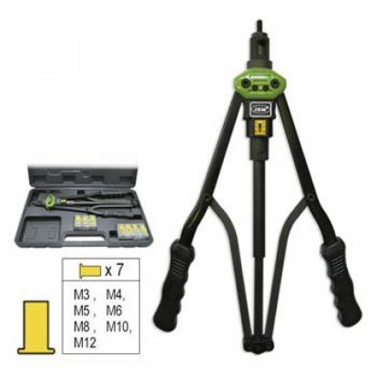 AUTOMATIC HAND RIVETER FOR NUT RIVETS  440MM / 17