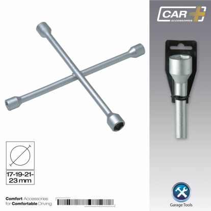 Cross wheel wrench 17/19/21/23 mm