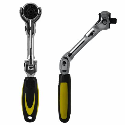 1/4” SHORT HINGED 72-TEETH RATCHET 175MM