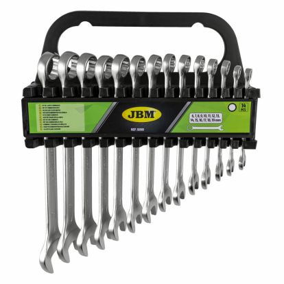 SET OF 14 COMBINATION SPANNERS