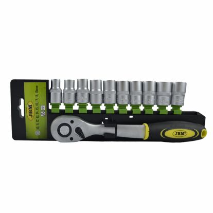 1/2” 72-TEETH RATCHET WITH 12-POINT SOCKETS