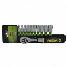 SET NASTAVAKA SA RAČNOM 1/4'' 72 ZUBA, 12-KUTNI