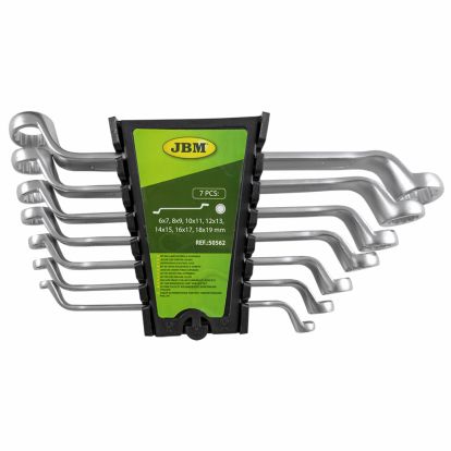 7 PCS DOUBLE RING OFFSET SPANNER SET