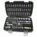 59 PIECE TOOL CASE WITH 3/8” 12-POINT SOCKETS-1