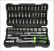 59 PIECES 3/8'' 12-POINT SOCKET SET CHROME FINISH-1