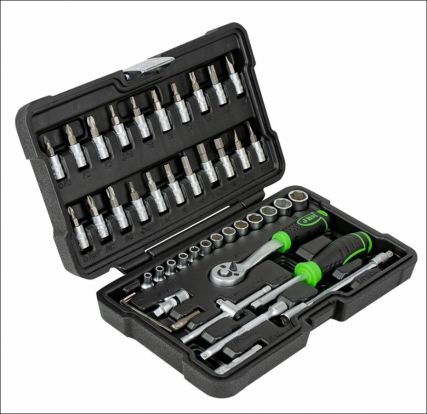 46 PIECES HEX SOCKET SET
