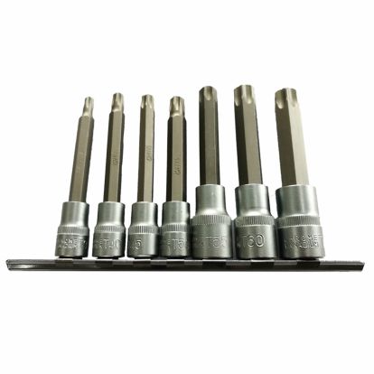 SET BIT NASTAVAKA TORX 3/8'' - 1/2'' 7 DIJELOVA