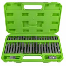 CASE WITH 42 PIECES FOR HEX, 12-POINT, TORX, AND RIBE