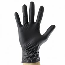 NITRILE BLACK GLOVES size:XL