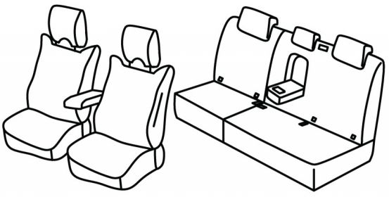 presvlake za sjedala odgovaraju za Renault Austral, 2022> - 5 vrata