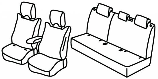 presvlake za sjedala odgovaraju za Renault Austral, 2022> - Evolution Mild Hybrid 140 - 5 door