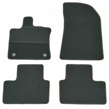 interior textile mats compatible for Renault Captur, 2019>