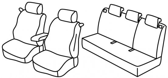 presvlake za sjedala odgovaraju za Renault Clio 3, 2005>2012 - 3 vrata