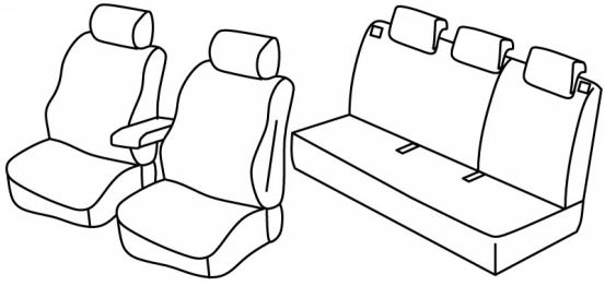 presvlake za sjedala odgovaraju za Renault Clio 3, 2005>2012 - 5 vrata