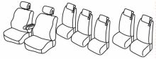 seat covers for Renault Espace 4, 2012>2015 - Grand - 5 door