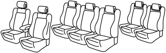 seat covers compatible for Renault Espace 5, 2015>2023