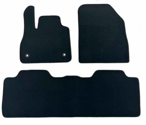 interior textile mats compatible for Renault Espace 5, 2015>2023, 2 rows