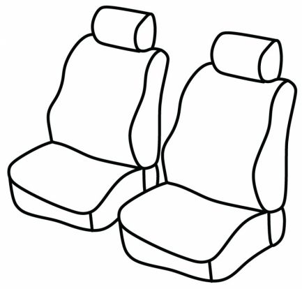 seat covers compatible for Renault Express, 2021> - Van