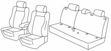 presvlake za sjedala za Renault Kadjar, 2015> - Zen - 5 vrata