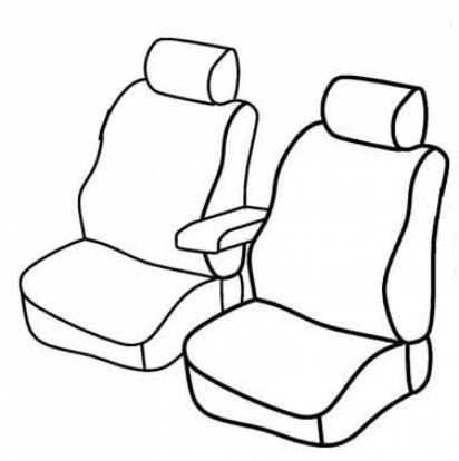 presvlake za sjedala odgovaraju za Renault Kangoo, 2008> - delivery van