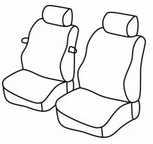 seat covers for Renault Kangoo, 2008> - Maxi