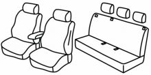 seat covers for Renault Kangoo / Mercedes Citan, 2021> - 5 door