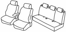 presvlake za sjedala za Renault Laguna 2, 2001>2007