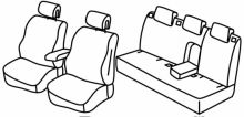 presvlake za sjedala za Renault Laguna 2, 2001>2007