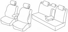 presvlake za sjedala za Renault Latitude, 2011> - Sedan - 4 vrata