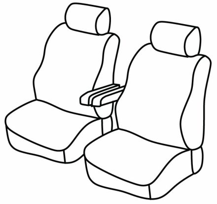 presvlake za sjedala odgovaraju za Renault Master, 2010>2014, 2014>