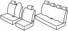 seat covers for Renault Master, 2010>2014, 2014> - 4 door