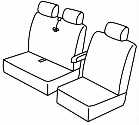 seat covers compatible for Renault Master, 2019>