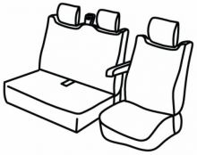 presvlake za sjedala za Renault Master, 2024> - 2 vrata