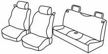 seat covers for Renault Megane 2, 2002>2009 - CC - 3 door