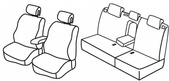 seat covers compatible for Renault Megane 3, 2008>2016 - HB, Station Wagon - 5 door