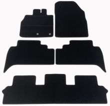 interior textile mats for Renault Grand Scenic 3, 2009>2016, 3 rows