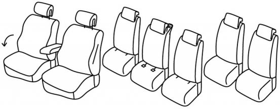 seat covers compatible for Renault Scenic 3, 2009>2016