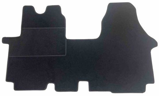 interior textile mats compatible for Renault Trafic, 2001>2010, 1 row (1+2)